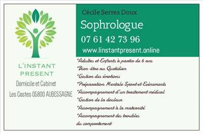 Exemple sophrologue n°213 zone Hautes-Alpes par Cécile